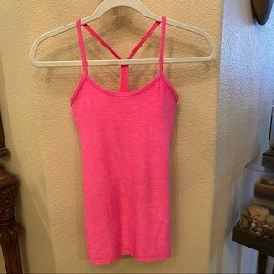 LULULEMON Women Pink Athletic Tank Top Size 4